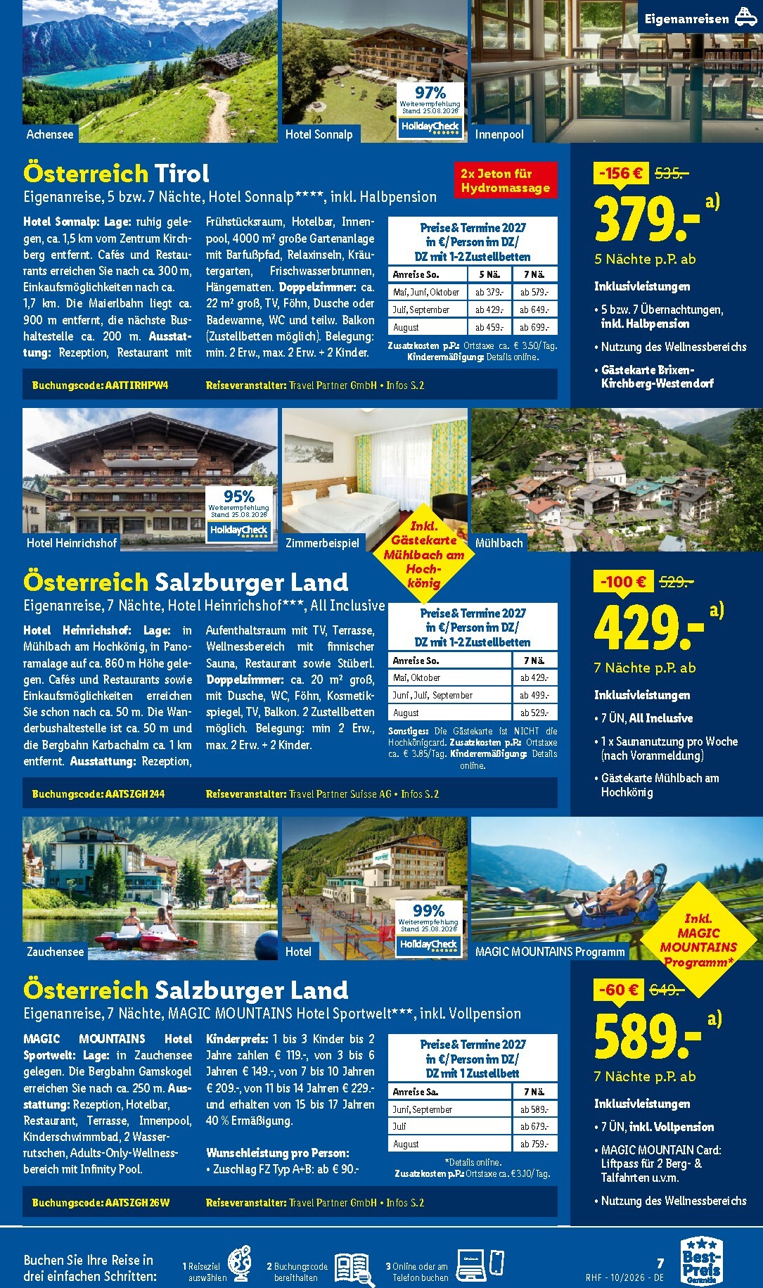 lidl - Lidl - Reise-Highlights Prospekt – von Mittwoch 30.09.2026 bis Samstag 31.10.2026 - page: 7