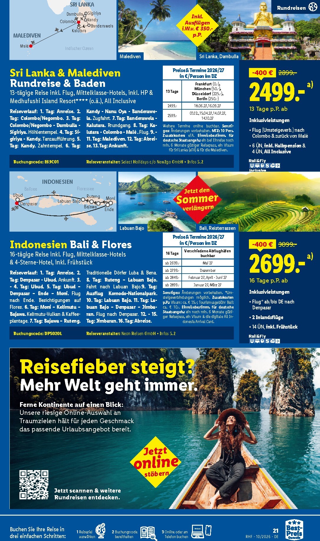 lidl - Lidl - Reise-Highlights Prospekt – von Mittwoch 30.09.2026 bis Samstag 31.10.2026 - page: 21
