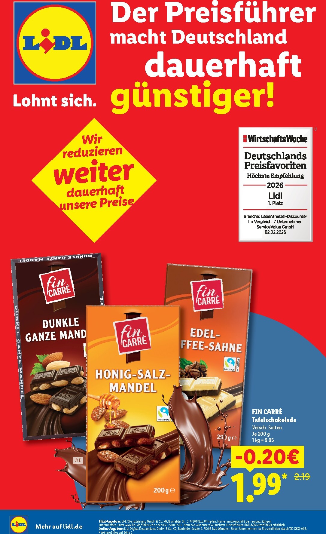 lidl - Lidl - Der Preisführer macht Deutschland Prospekt – von Dienstag 01.09.2026 bis Mittwoch 30.09.2026