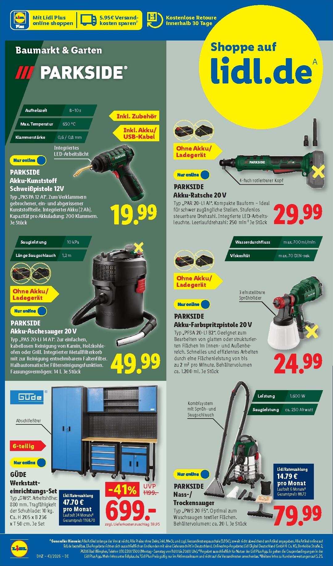 lidl - Lidl - Angebot der Woche Prospekt nächste Woche – von Montag 19.10.2026 bis Samstag 24.10.2026 - page: 22