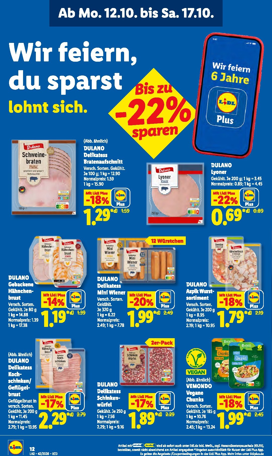 lidl - Lidl Prospekt nächste Woche – von Montag 12.10.2026 bis Samstag 17.10.2026 - page: 22