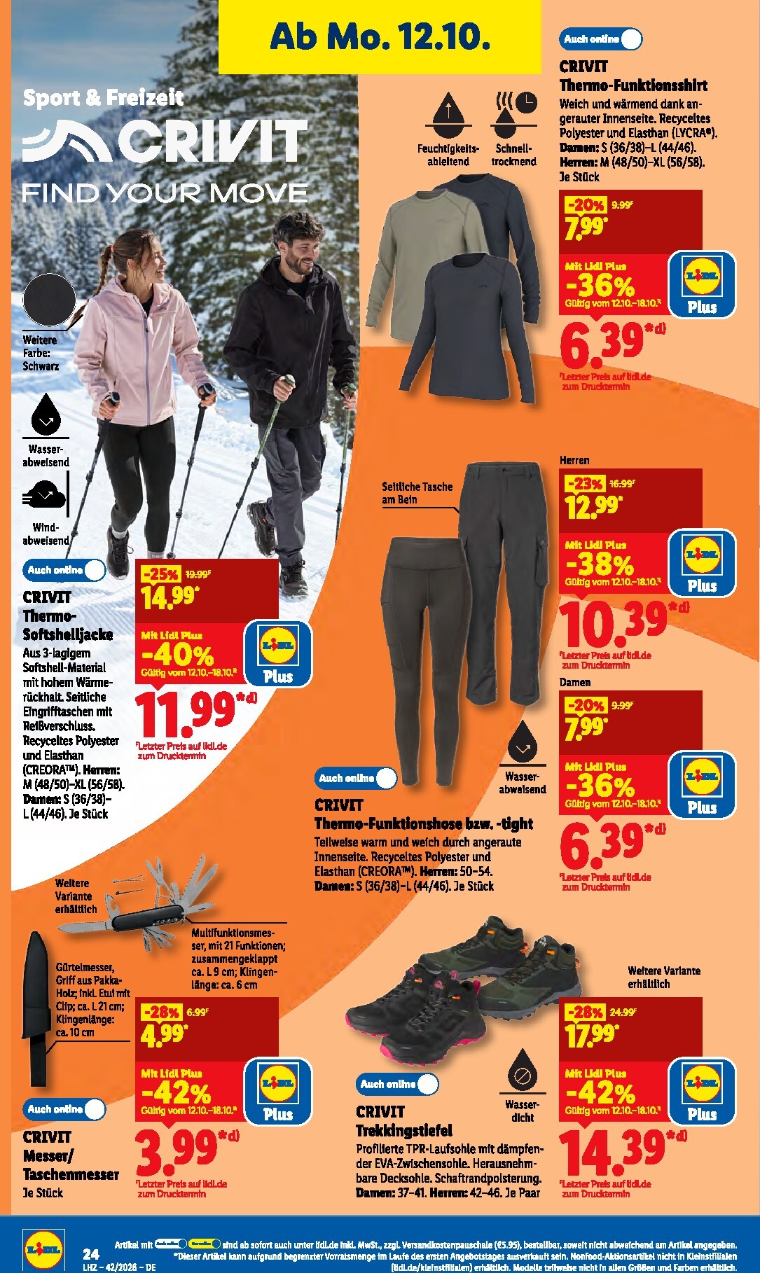 lidl - Lidl Prospekt nächste Woche – von Montag 12.10.2026 bis Samstag 17.10.2026 - page: 38