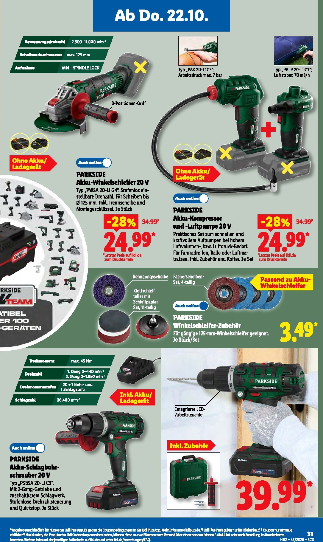 lidl - Lidl Prospekt nächste Woche – von Montag 19.10.2026 bis Samstag 24.10.2026 - page: 45