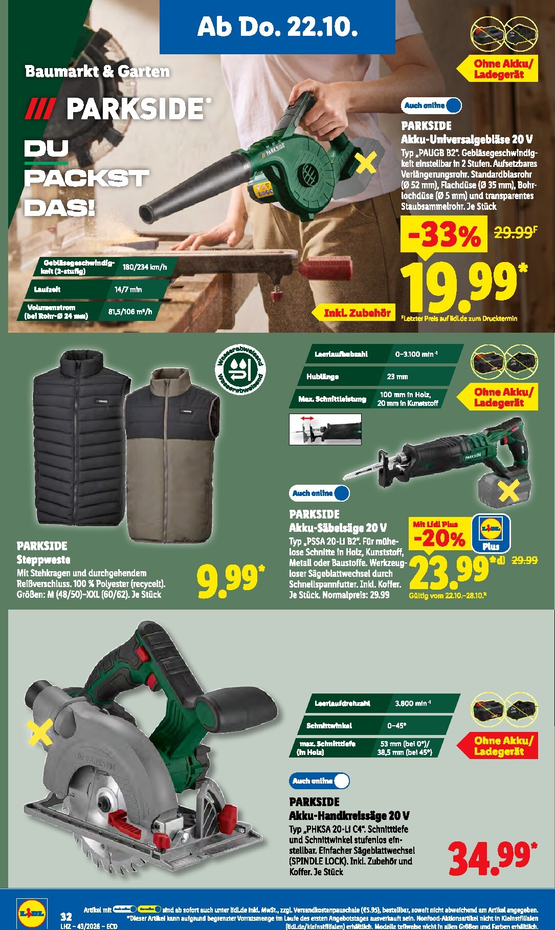 lidl - Lidl Prospekt nächste Woche – von Montag 19.10.2026 bis Samstag 24.10.2026 - page: 46