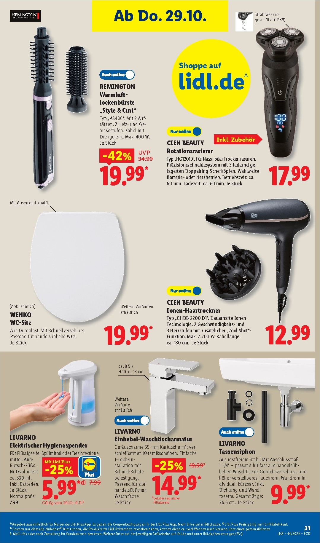 lidl - Lidl - Nonfood Prospekt nächste Woche – von Montag 26.10.2026 bis Samstag 31.10.2026 - page: 25