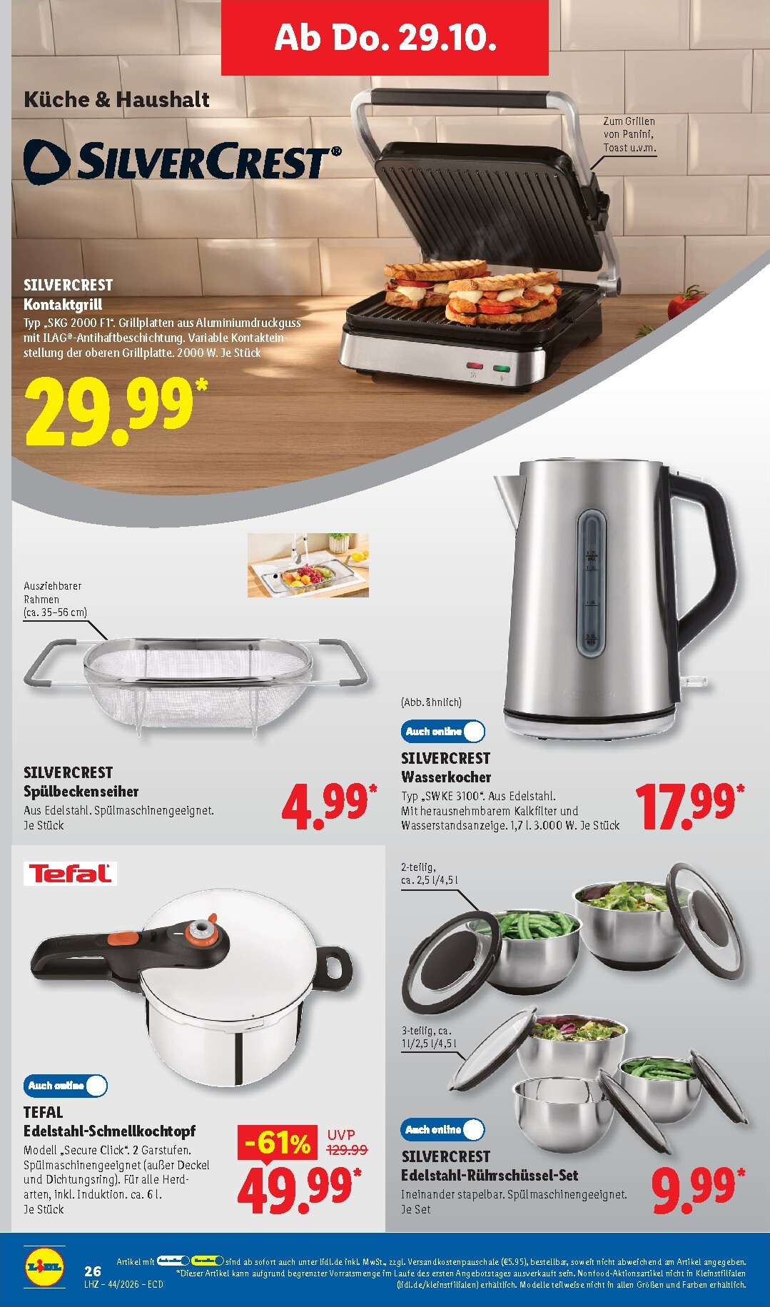 lidl - Lidl - Nonfood Prospekt nächste Woche – von Montag 26.10.2026 bis Samstag 31.10.2026 - page: 18
