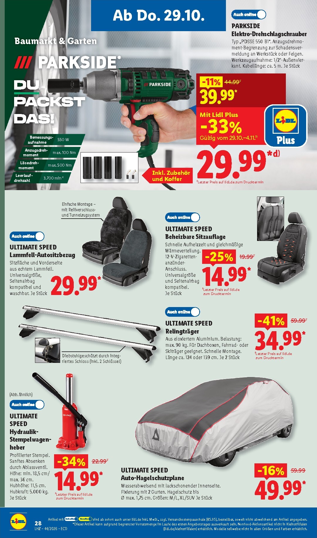 lidl - Lidl - Nonfood Prospekt nächste Woche – von Montag 26.10.2026 bis Samstag 31.10.2026 - page: 22