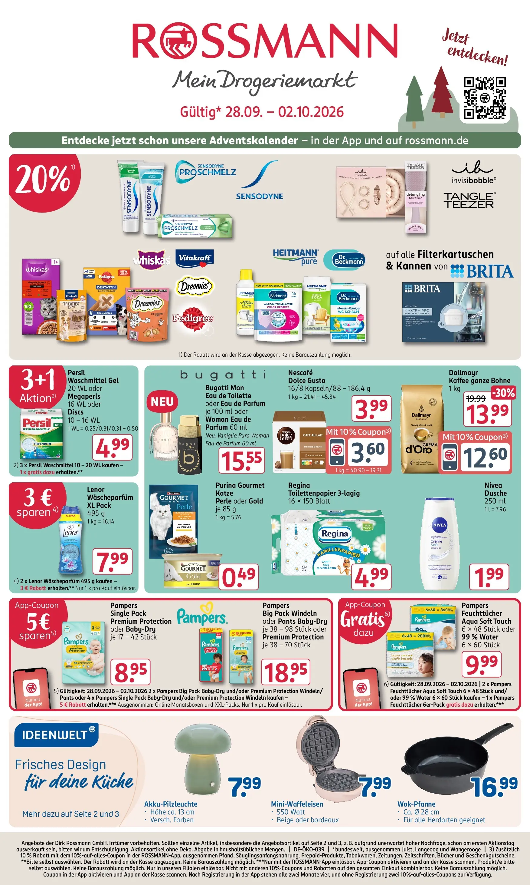 rossmann - ROSSMANN Prospekt – von Montag 28.09.2026 bis Freitag 02.10.2026