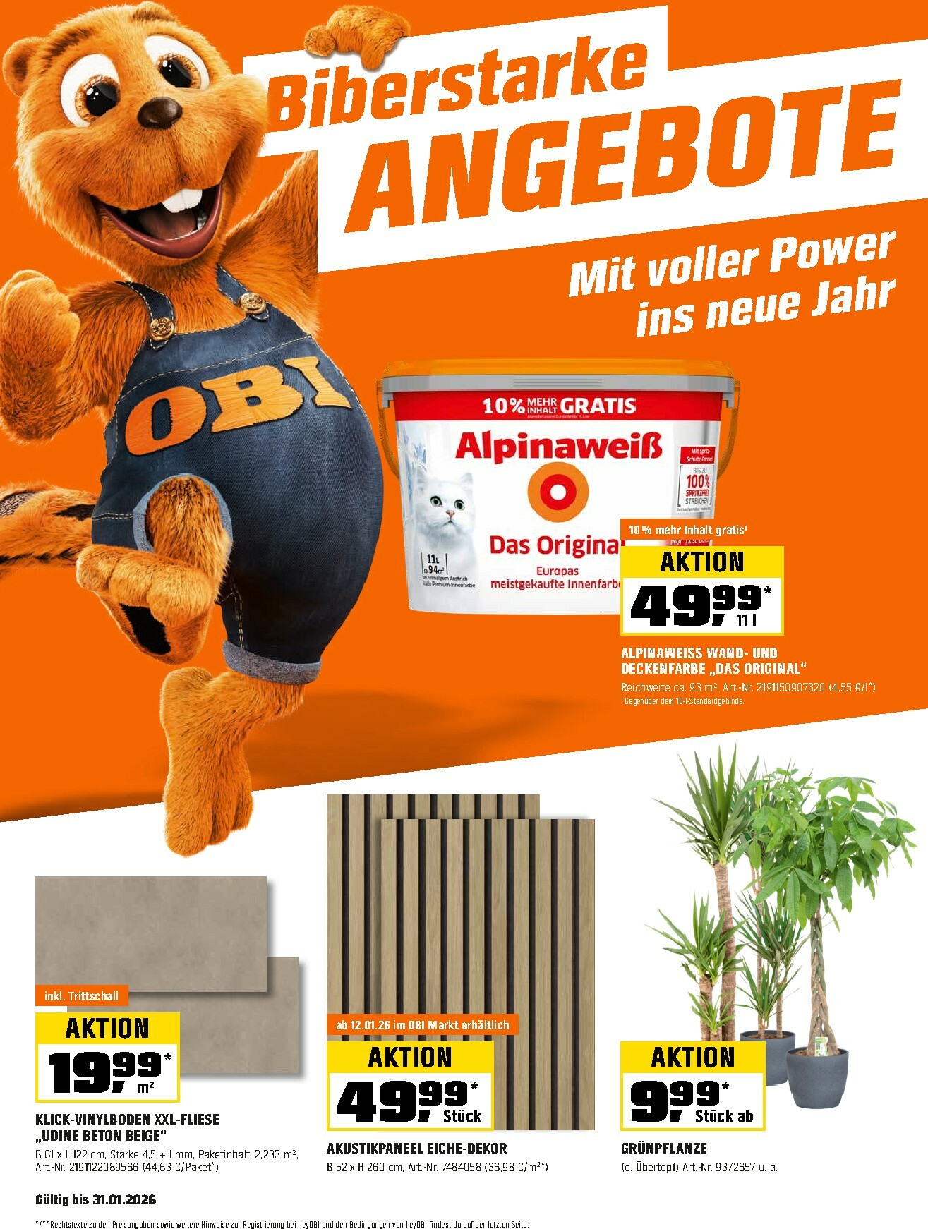 obi - Obi-Prospekt gültig vom 01.01. bis 31.01.