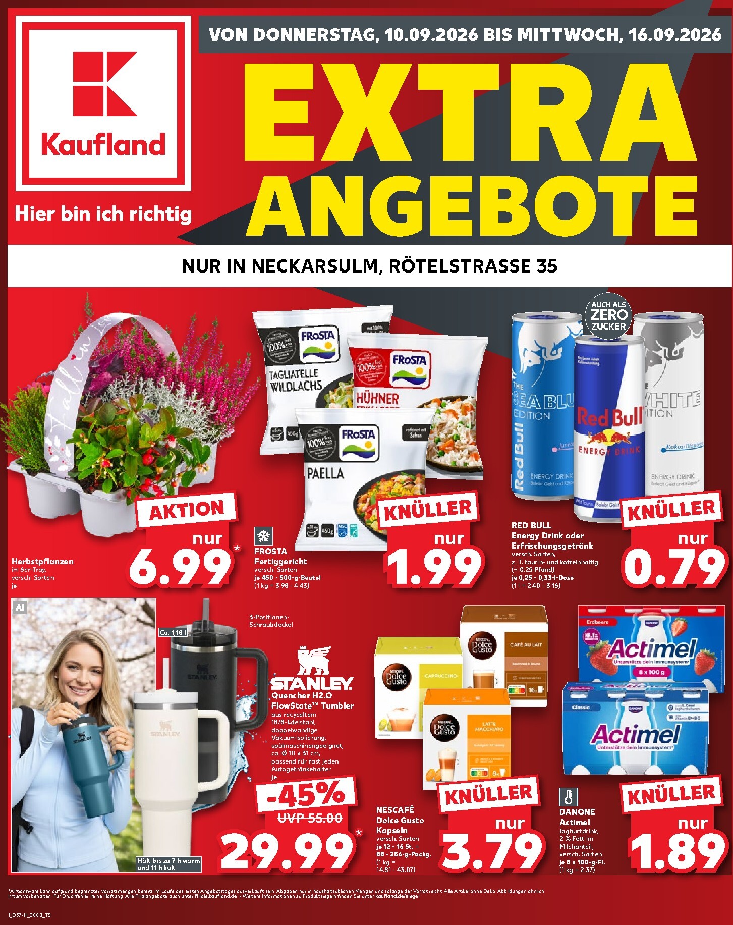 kaufland - Kaufland - Neckarsulm Prospekt nächste Woche – von Donnerstag 10.09.2026 bis Mittwoch 16.09.2026