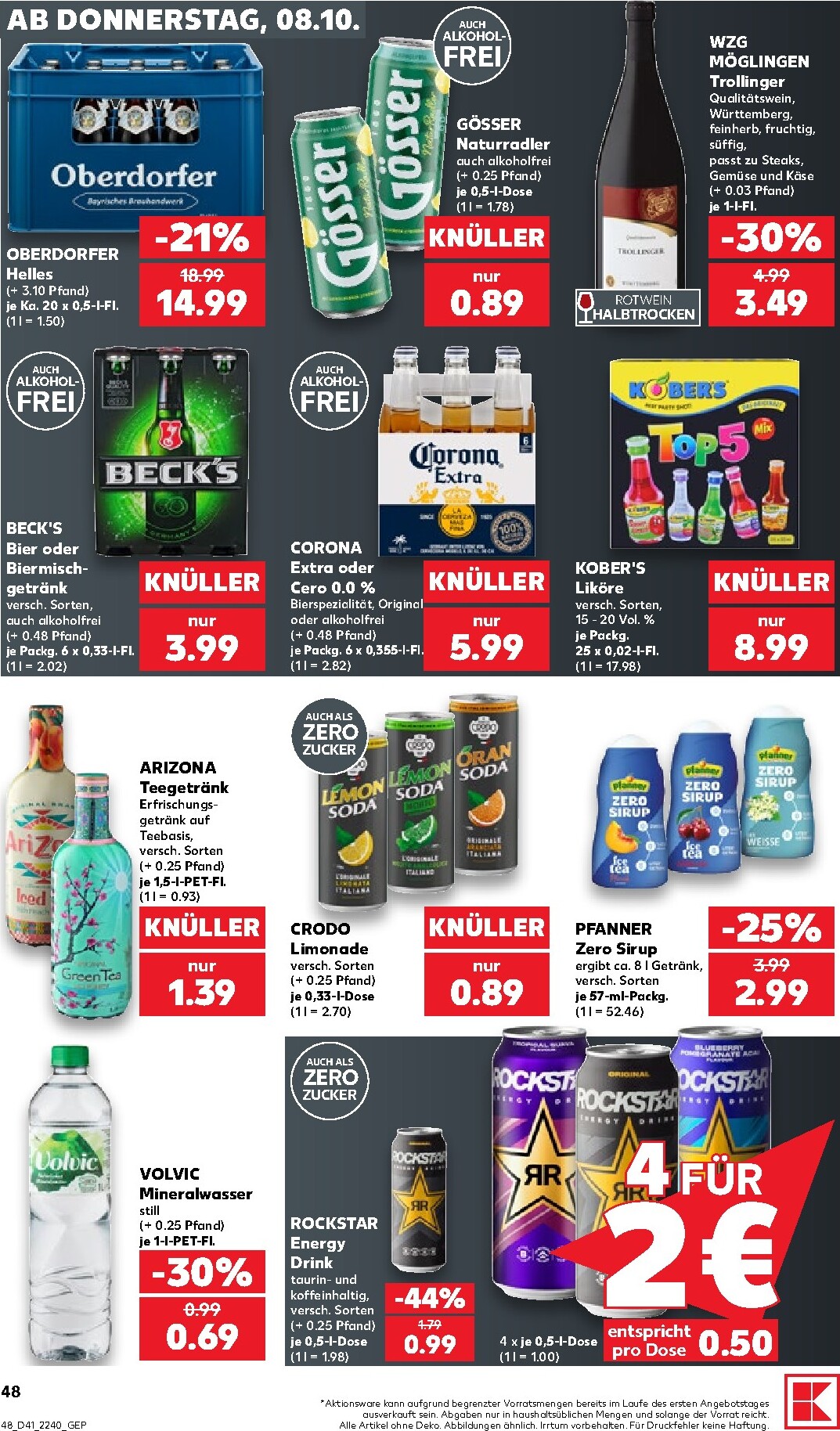 kaufland - Kaufland Prospekt nächste Woche – von Donnerstag 08.10.2026 bis Mittwoch 14.10.2026 - page: 48