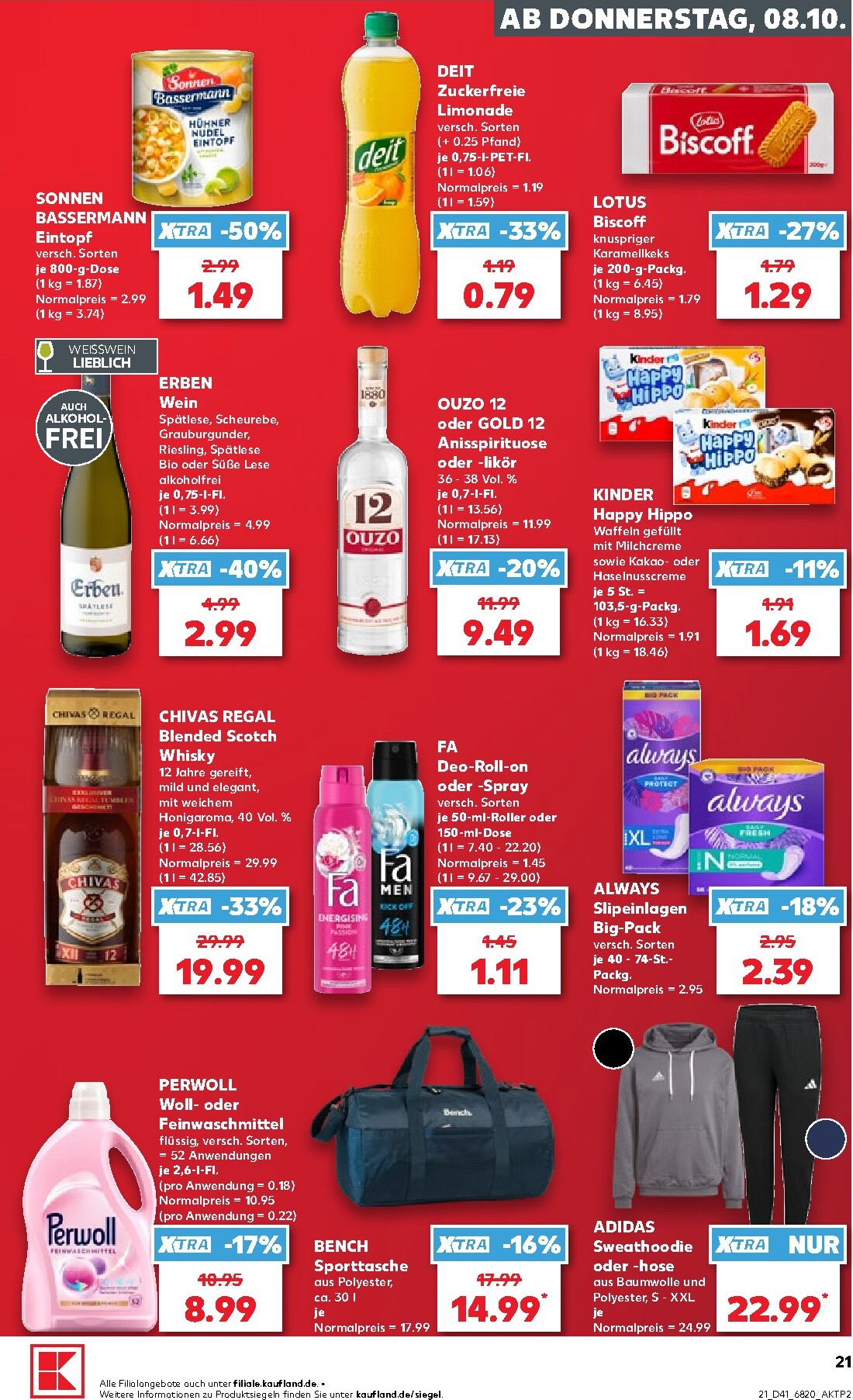 kaufland - Kaufland Prospekt nächste Woche – von Donnerstag 08.10.2026 bis Mittwoch 14.10.2026 - page: 21