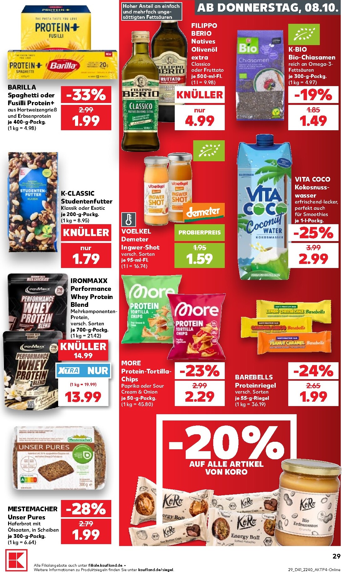 kaufland - Kaufland Prospekt nächste Woche – von Donnerstag 08.10.2026 bis Mittwoch 14.10.2026 - page: 29