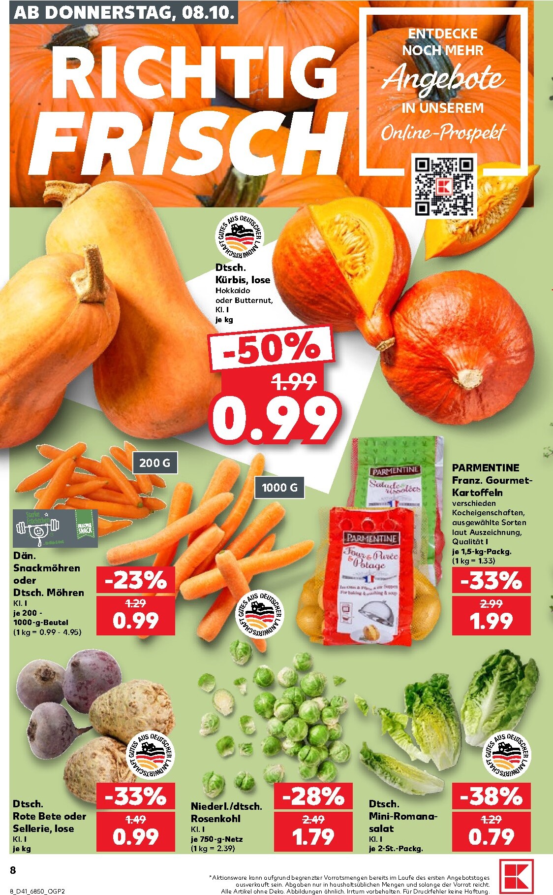 kaufland - Kaufland Prospekt nächste Woche – von Donnerstag 08.10.2026 bis Mittwoch 14.10.2026 - page: 8