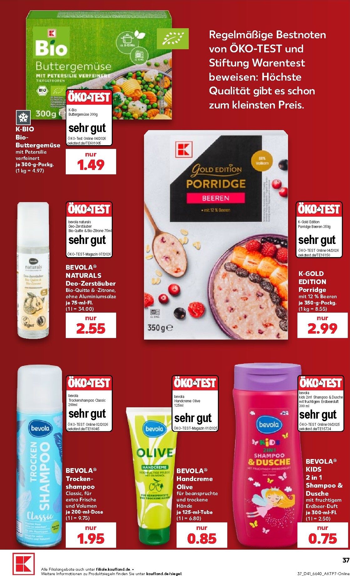 kaufland - Kaufland Prospekt nächste Woche – von Donnerstag 08.10.2026 bis Mittwoch 14.10.2026 - page: 37