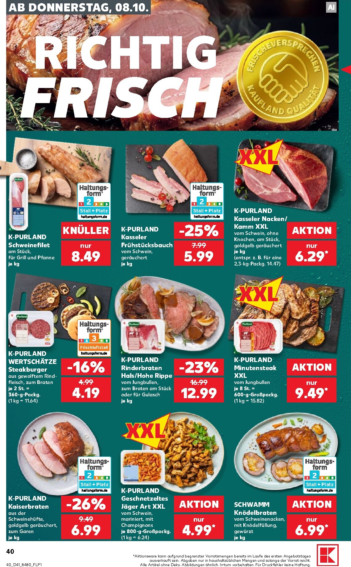 kaufland - Kaufland Prospekt nächste Woche – von Donnerstag 08.10.2026 bis Mittwoch 14.10.2026 - page: 40