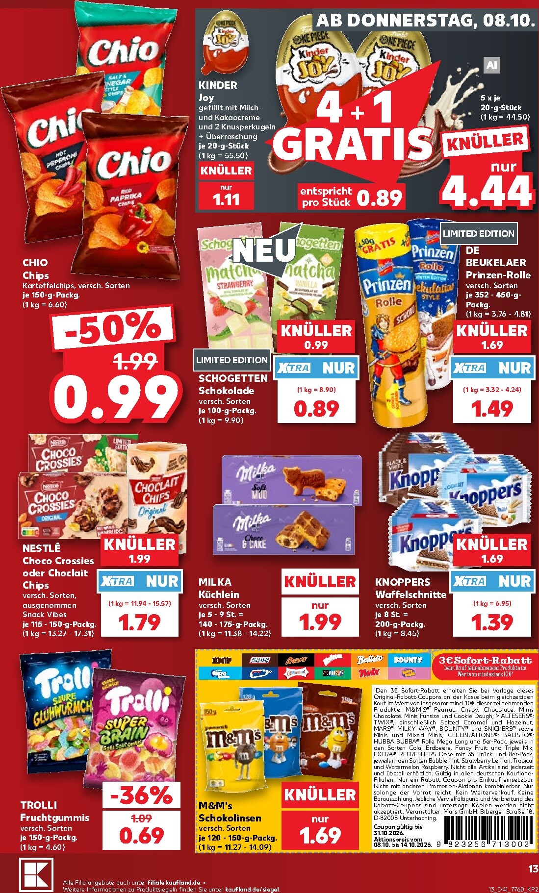 kaufland - Kaufland Prospekt nächste Woche – von Donnerstag 08.10.2026 bis Mittwoch 14.10.2026 - page: 13