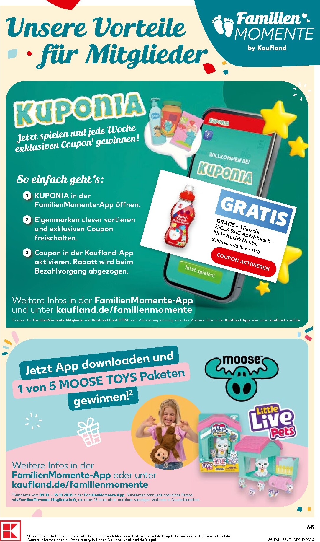 kaufland - Kaufland Prospekt nächste Woche – von Donnerstag 08.10.2026 bis Mittwoch 14.10.2026 - page: 65
