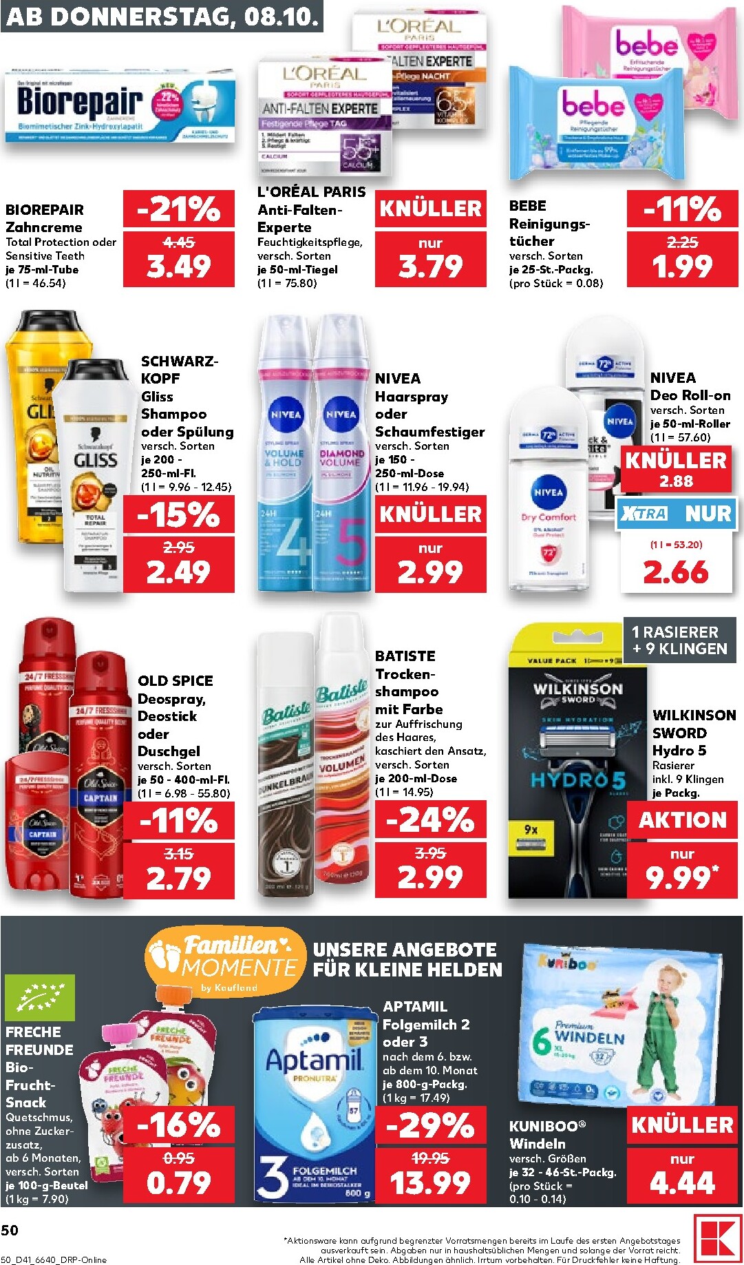 kaufland - Kaufland Prospekt nächste Woche – von Donnerstag 08.10.2026 bis Mittwoch 14.10.2026 - page: 50