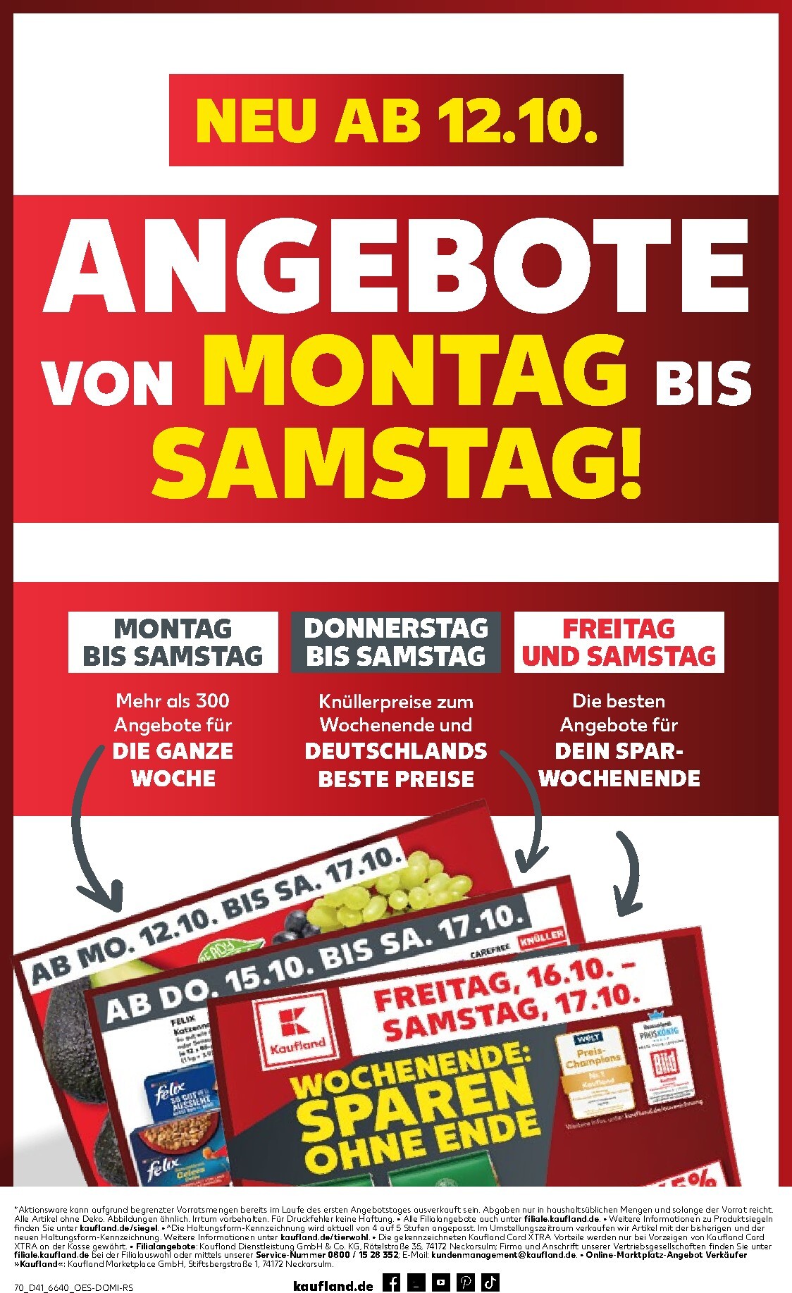 kaufland - Kaufland Prospekt nächste Woche – von Donnerstag 08.10.2026 bis Mittwoch 14.10.2026 - page: 70