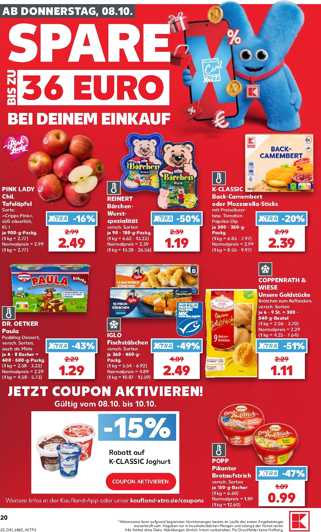 kaufland - Kaufland Prospekt nächste Woche – von Donnerstag 08.10.2026 bis Mittwoch 14.10.2026 - page: 20