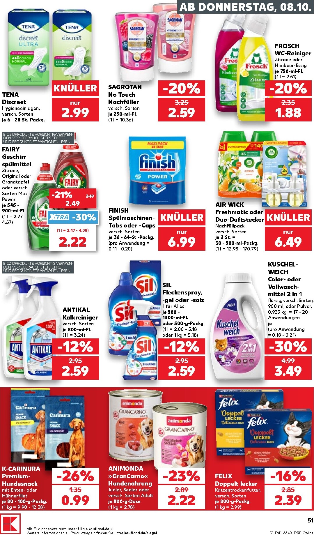 kaufland - Kaufland Prospekt nächste Woche – von Donnerstag 08.10.2026 bis Mittwoch 14.10.2026 - page: 51