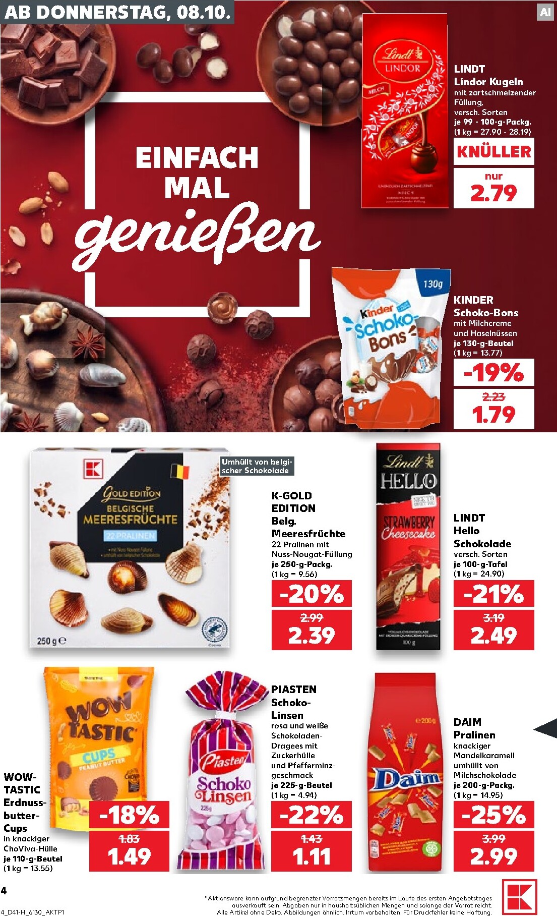 kaufland - Kaufland - Neckarsulm Prospekt nächste Woche – von Donnerstag 08.10.2026 bis Mittwoch 14.10.2026 - page: 4