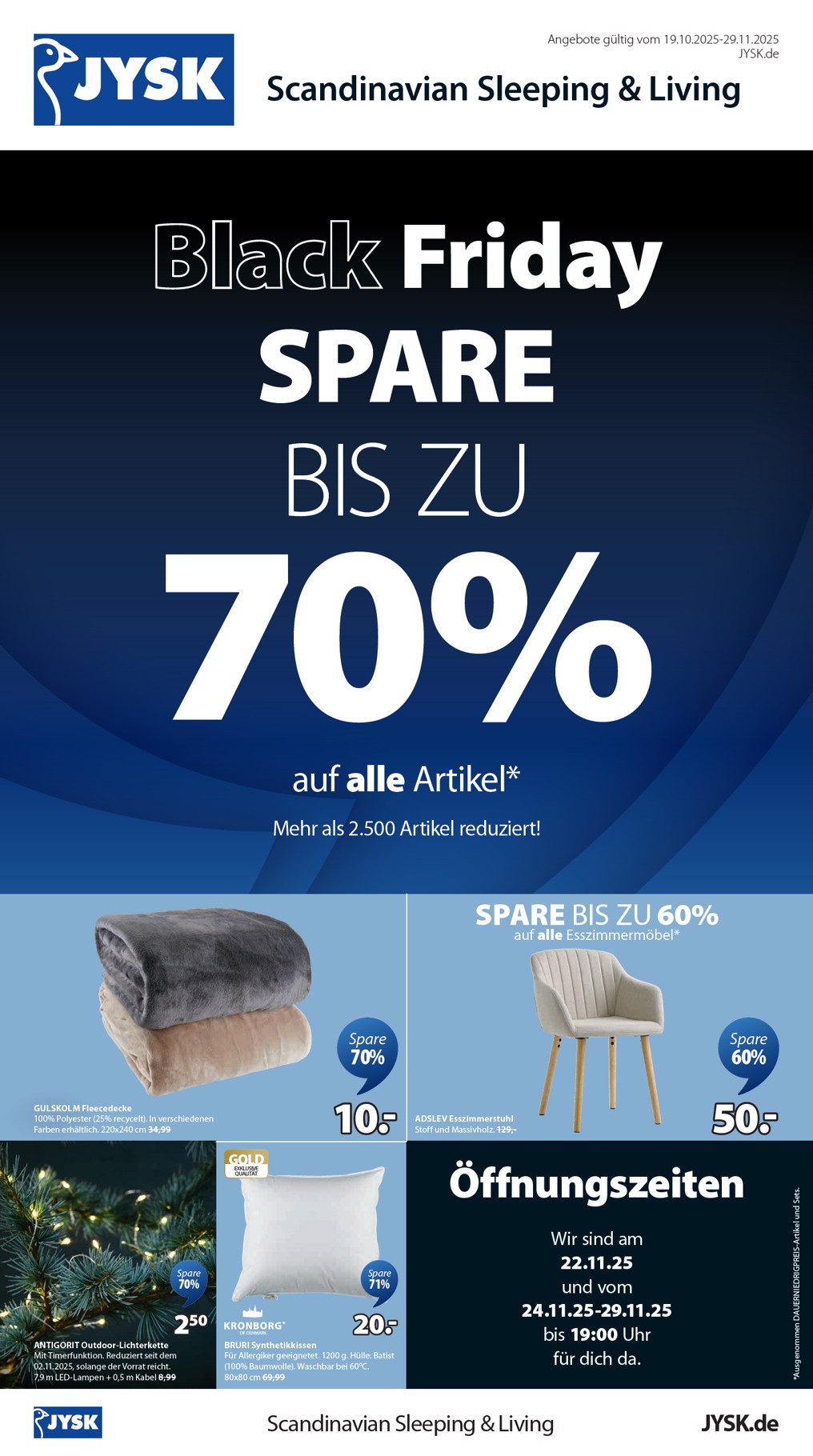 jysk - JYSK - Black Friday 2-Prospekt gültig vom 19.10. bis 29.11.