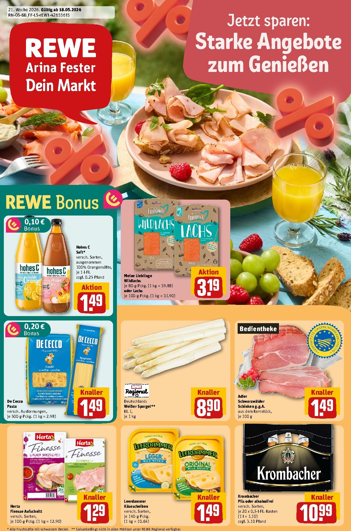 rewe - Rewe Prospekt nächste Woche – von Montag 18.05.2026 bis Sonntag 24.05.2026