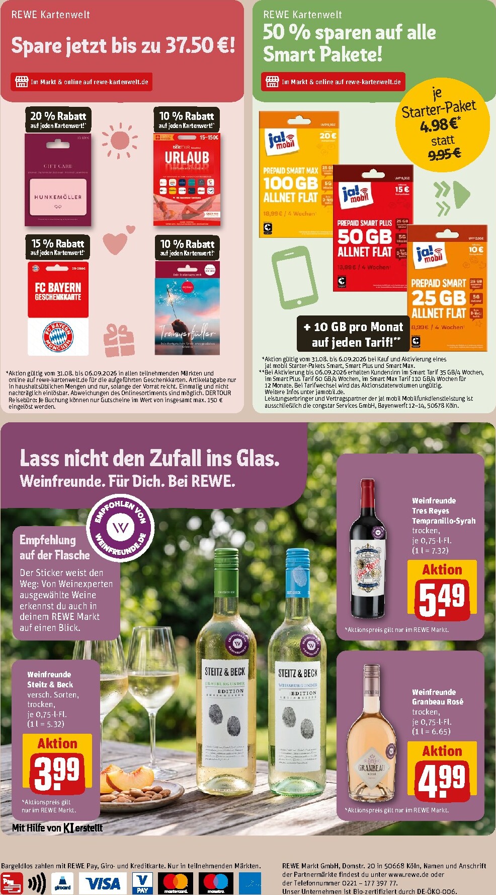 rewe - Rewe Prospekt nächste Woche – von Montag 31.08.2026 bis Samstag 05.09.2026 - page: 26