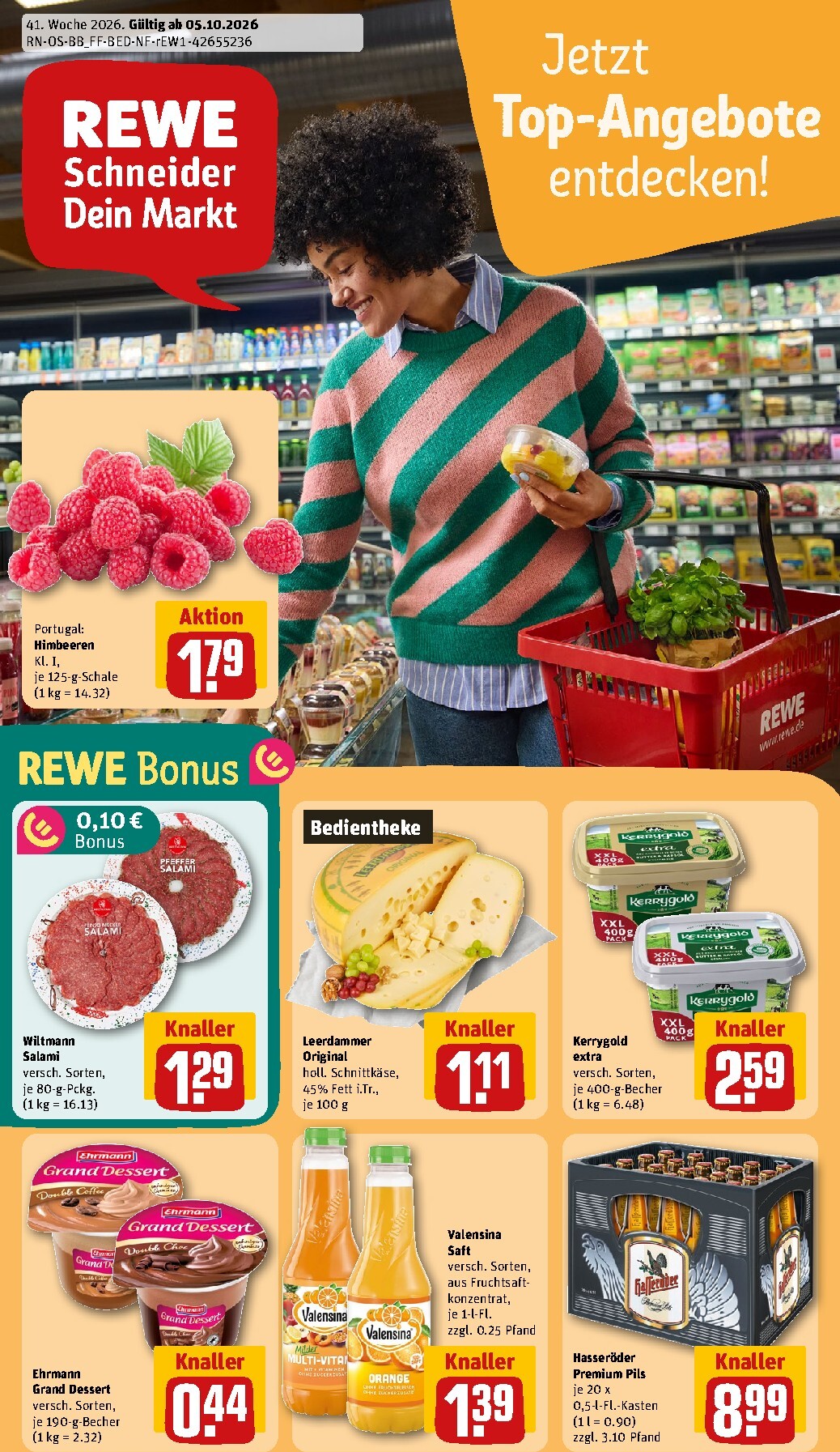 rewe - Rewe Prospekt nächste Woche – von Montag 05.10.2026 bis Sonntag 11.10.2026 - page: 1