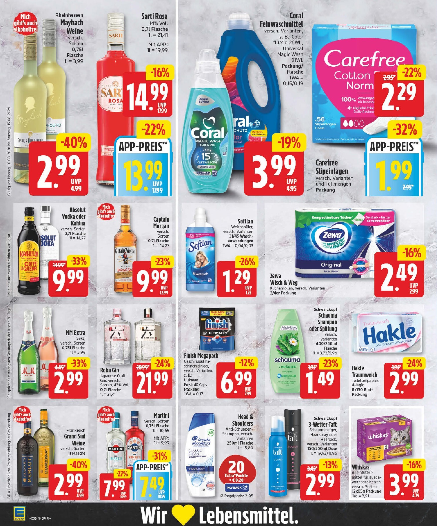 edeka - Edeka Prospekt nächste Woche – von Montag 10.08.2026 bis Samstag 15.08.2026 - page: 18
