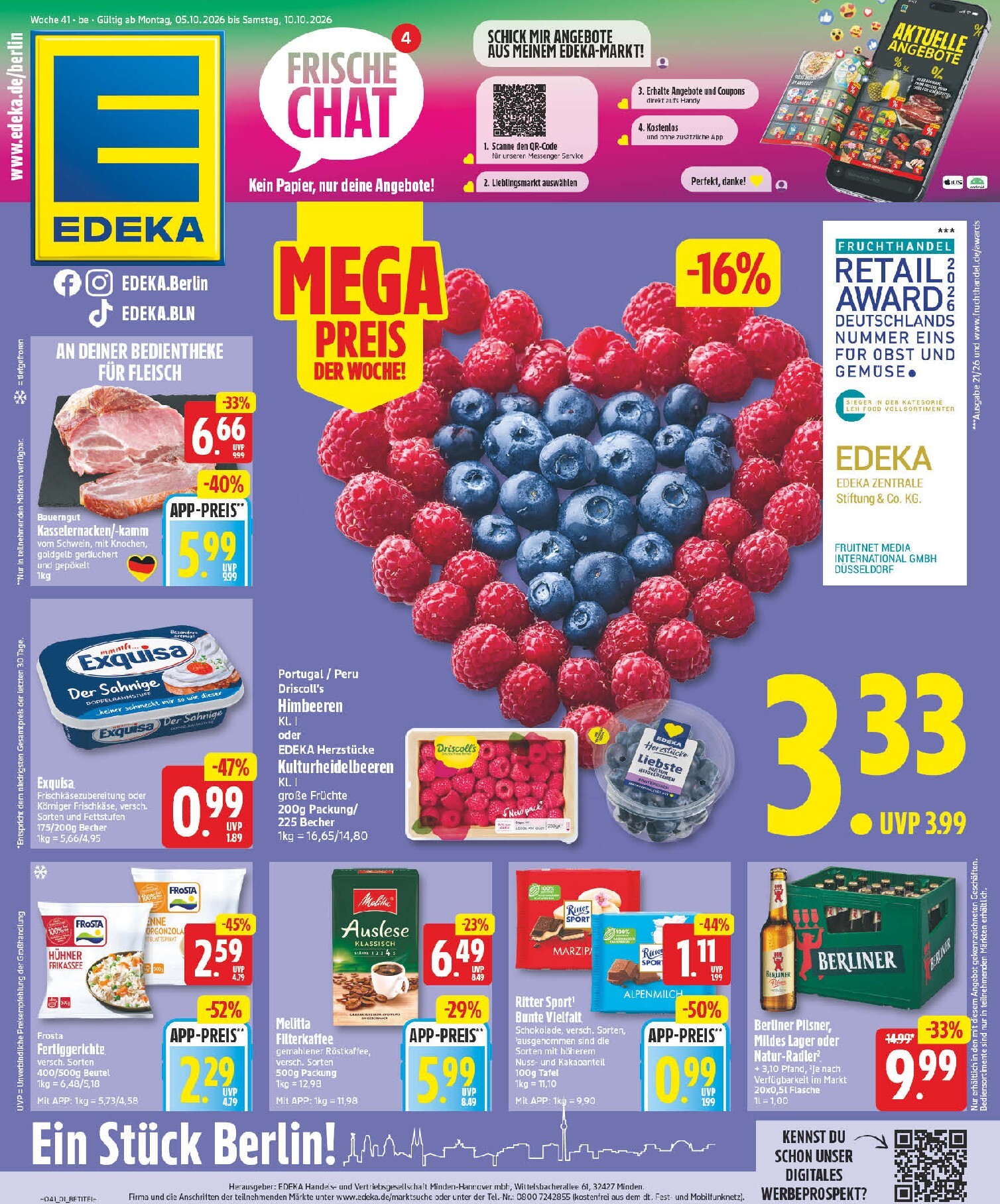 edeka - Edeka Prospekt nächste Woche – von Montag 05.10.2026 bis Samstag 10.10.2026