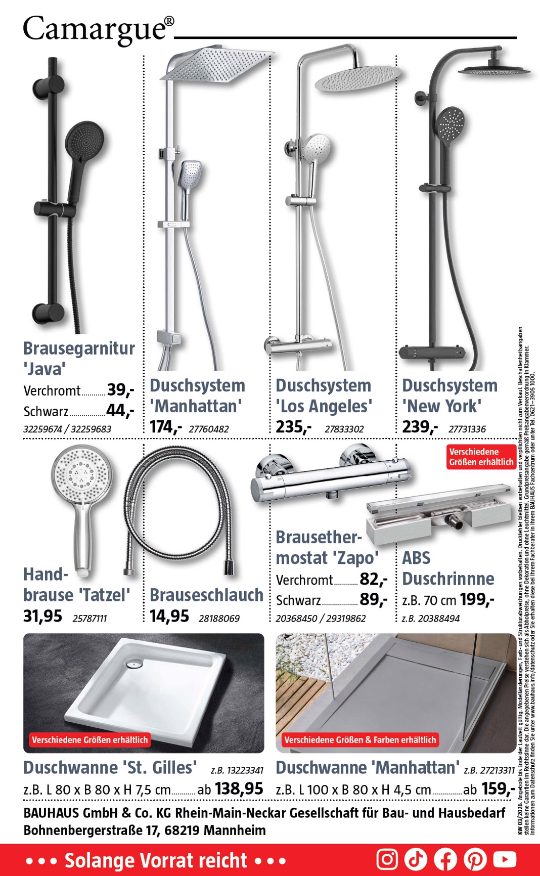 bauhaus - BAUHAUS - Duschen Spezial-Prospekt gültig vom 10.01. bis 31.01. - page: 6