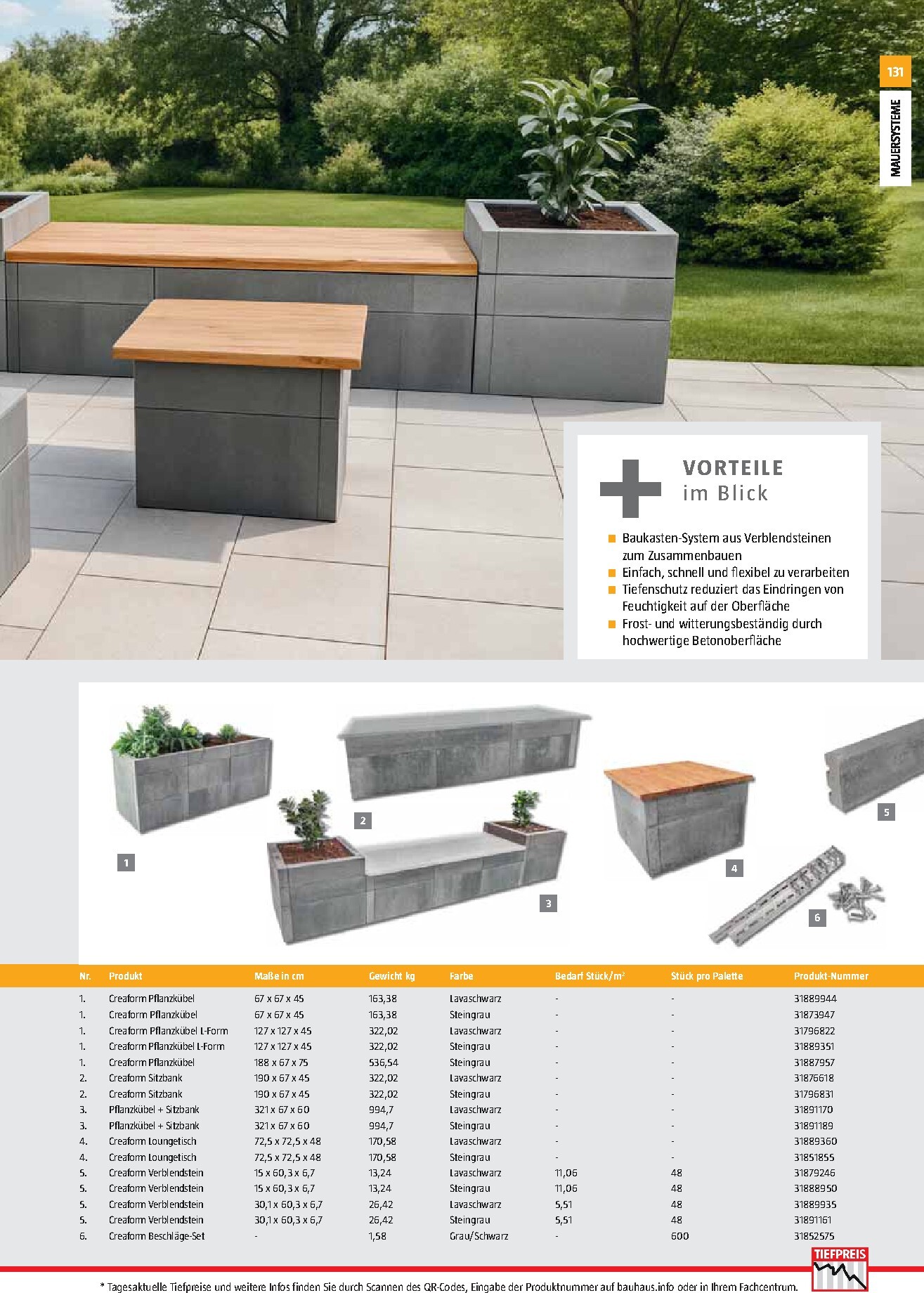 bauhaus - BAUHAUS - Gartenbaumaterialien Prospekt – von Montag 13.04.2026 bis Dienstag 30.06.2026 - page: 131