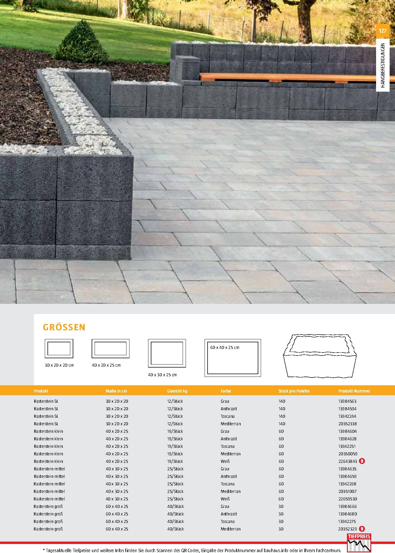 bauhaus - BAUHAUS - Gartenbaumaterialien Prospekt – von Montag 13.04.2026 bis Dienstag 30.06.2026 - page: 127