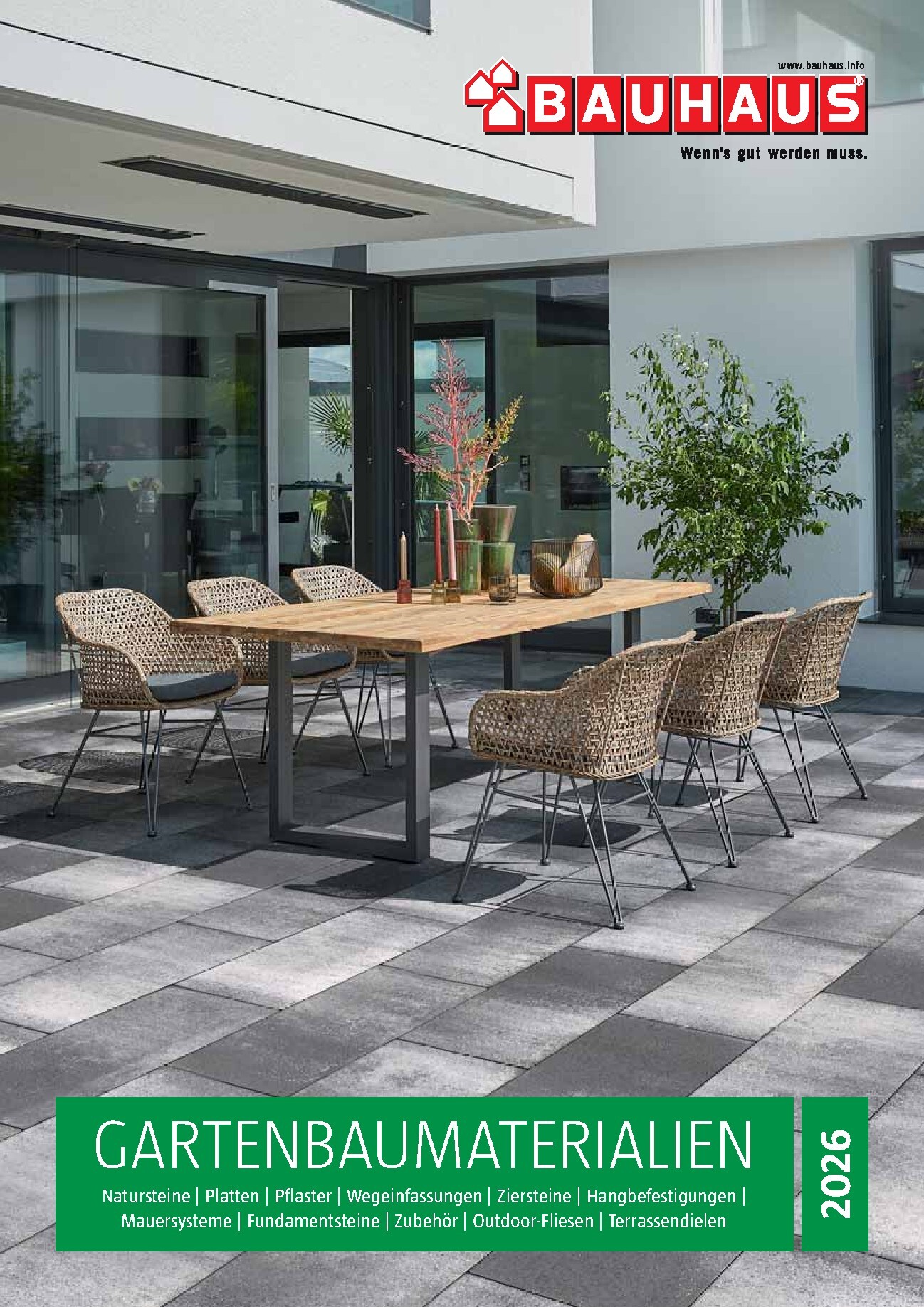 bauhaus - BAUHAUS - Gartenbaumaterialien Prospekt – von Montag 13.04.2026 bis Dienstag 30.06.2026
