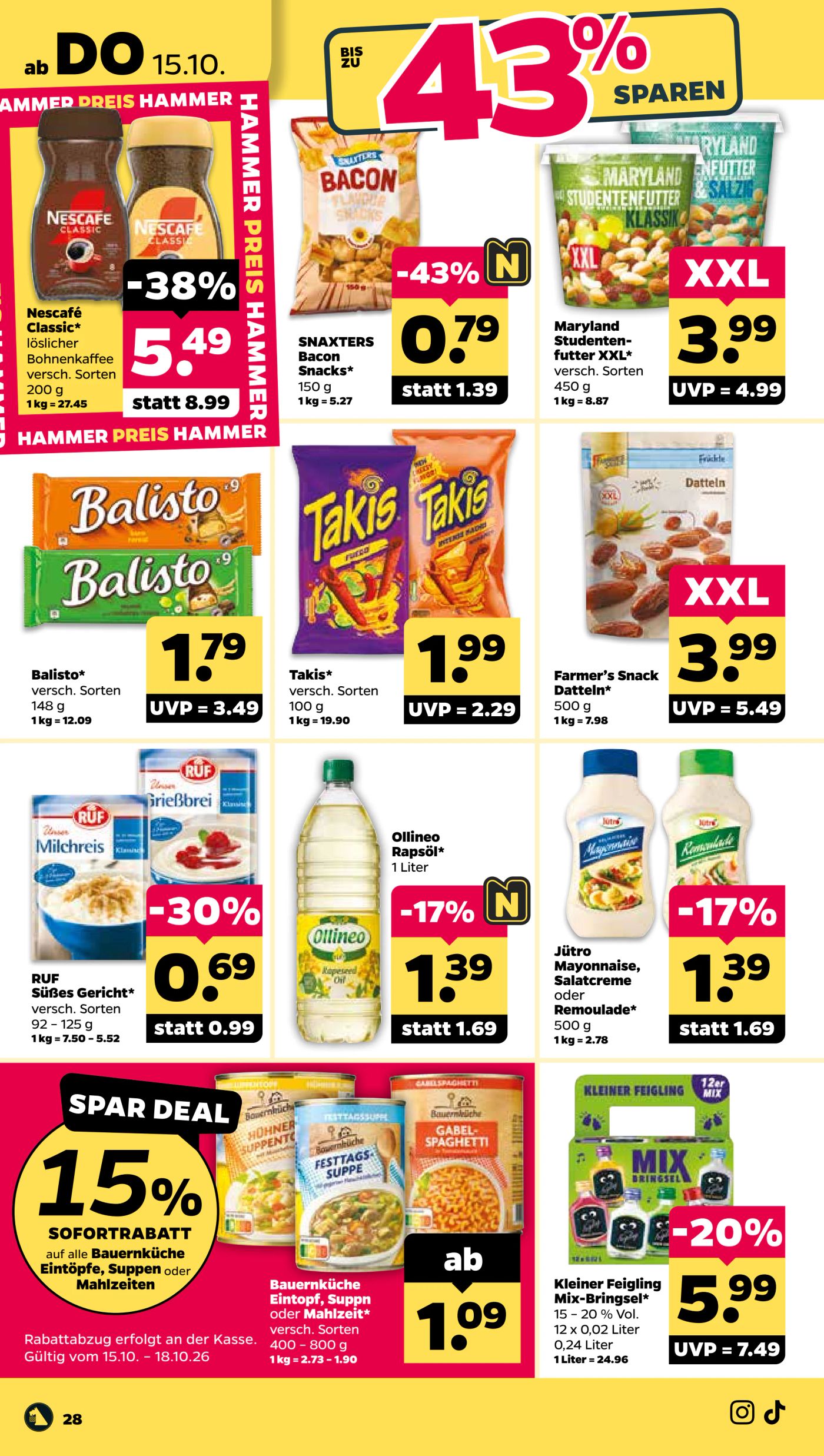 netto - Netto Prospekt nächste Woche – von Montag 12.10.2026 bis Samstag 17.10.2026 - page: 34