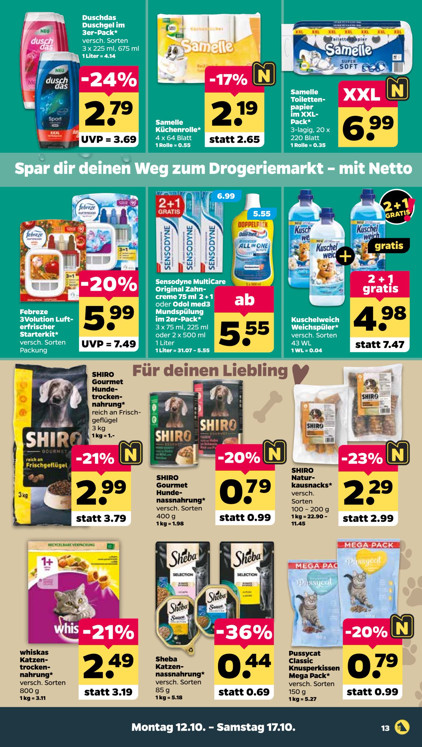netto - Netto Prospekt nächste Woche – von Montag 12.10.2026 bis Samstag 17.10.2026 - page: 15