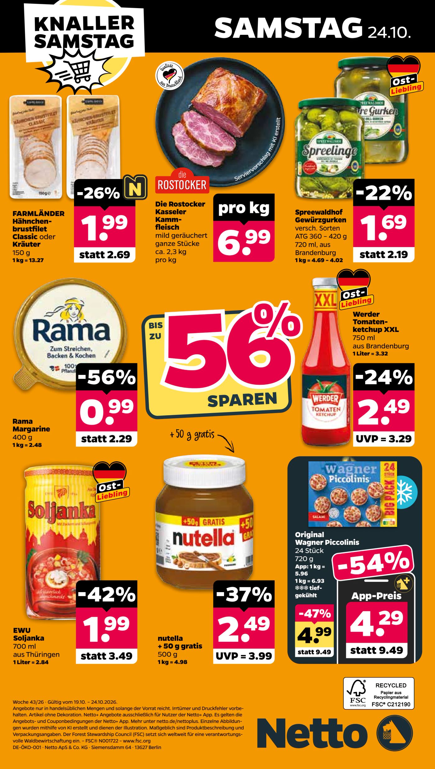 netto - Netto Prospekt nächste Woche – von Montag 19.10.2026 bis Samstag 24.10.2026 - page: 42