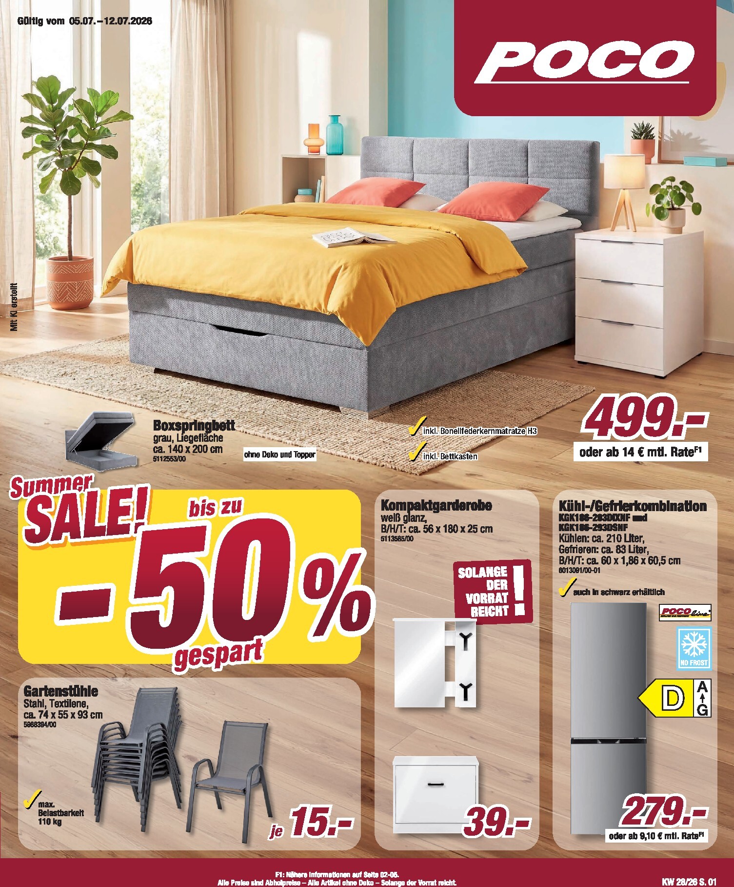 poco - Poco Prospekt – von Sonntag 05.07.2026 bis Sonntag 12.07.2026
