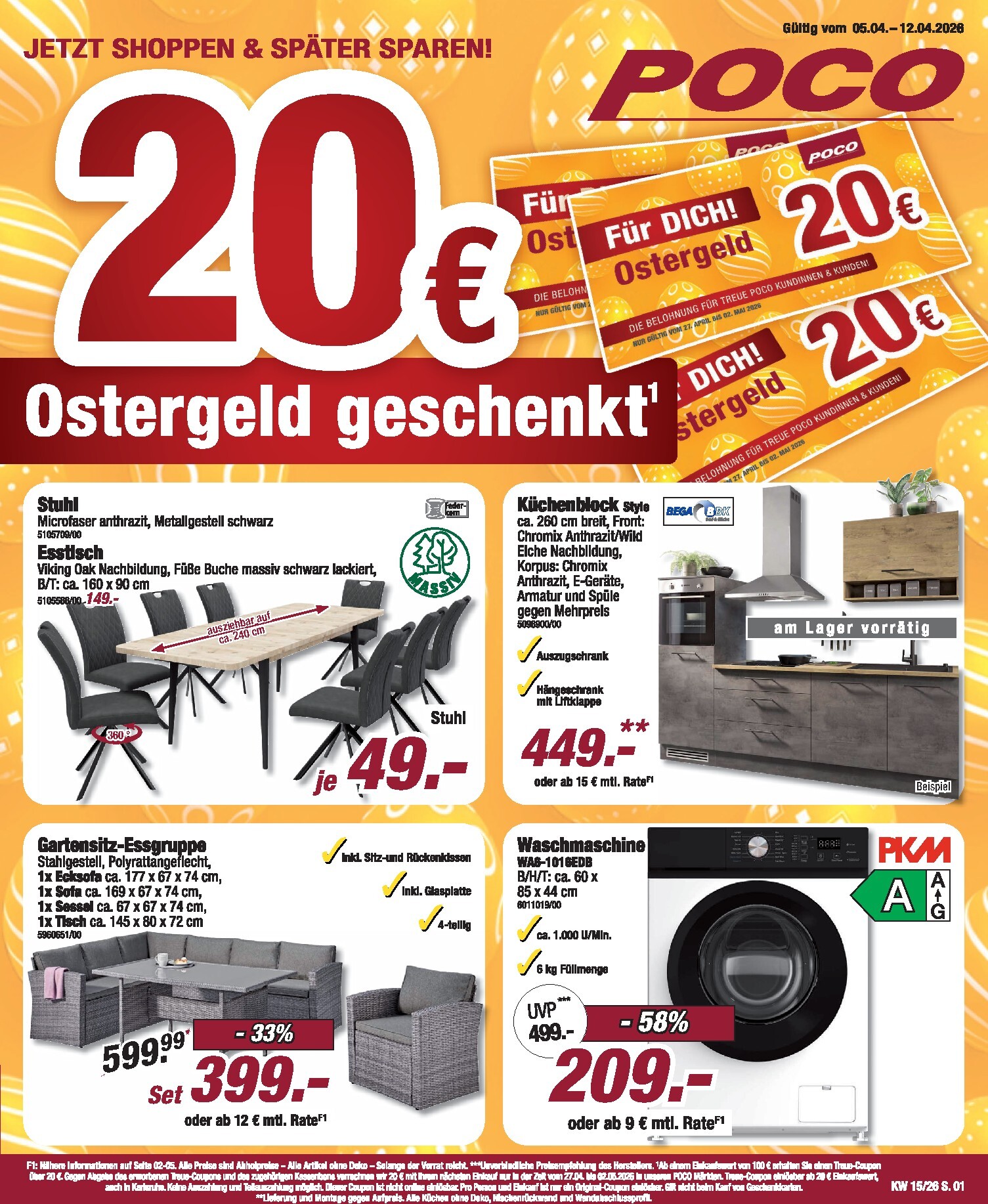 poco - Poco Prospekt gültig vom Sonntag 05.04.2026 bis Sonntag 12.04.2026