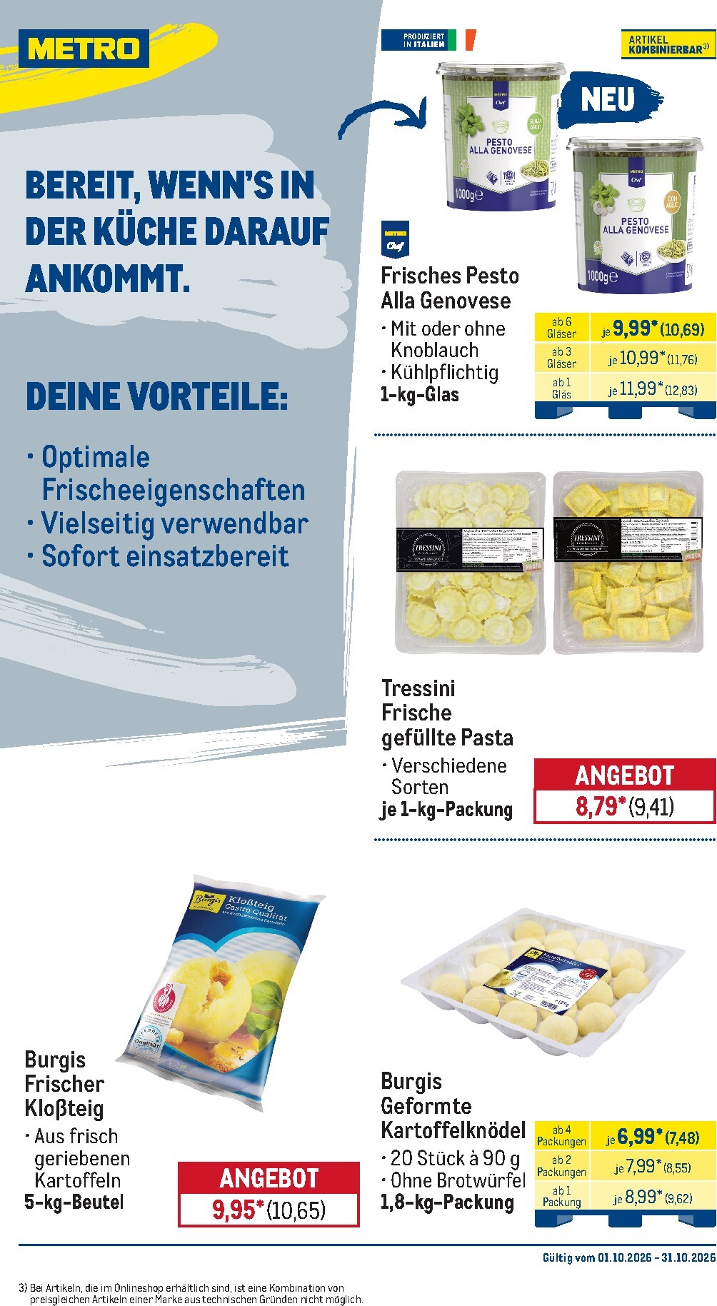 metro - Metro - Monats-Menü Prospekt – von Donnerstag 01.10.2026 bis Samstag 31.10.2026 - page: 20