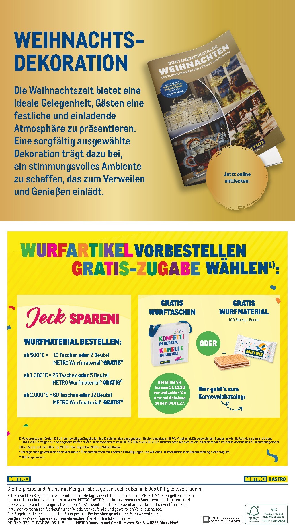 metro - Metro - Monats-Menü Prospekt – von Donnerstag 01.10.2026 bis Samstag 31.10.2026 - page: 46