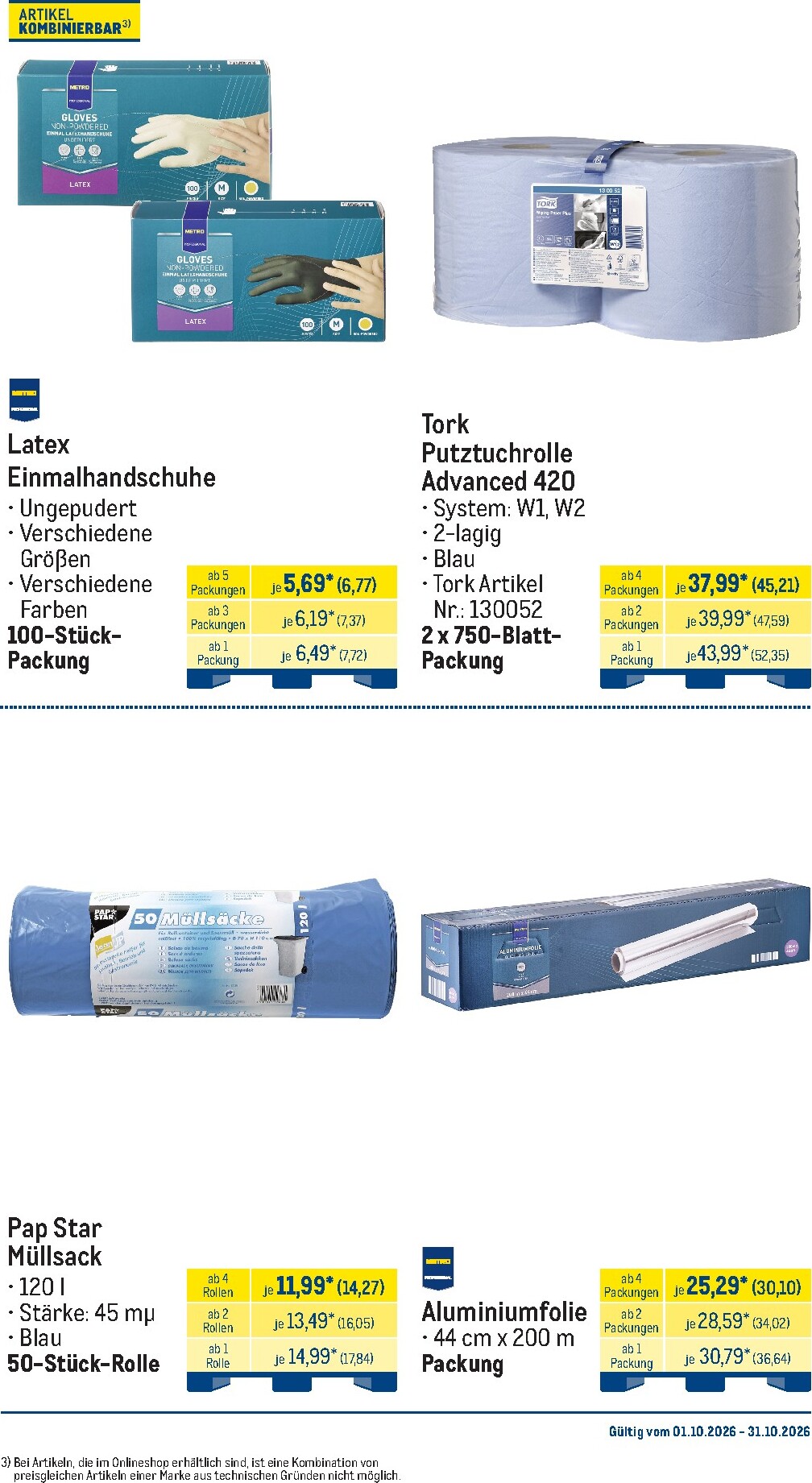 metro - Metro - Monats-Menü Prospekt – von Donnerstag 01.10.2026 bis Samstag 31.10.2026 - page: 45