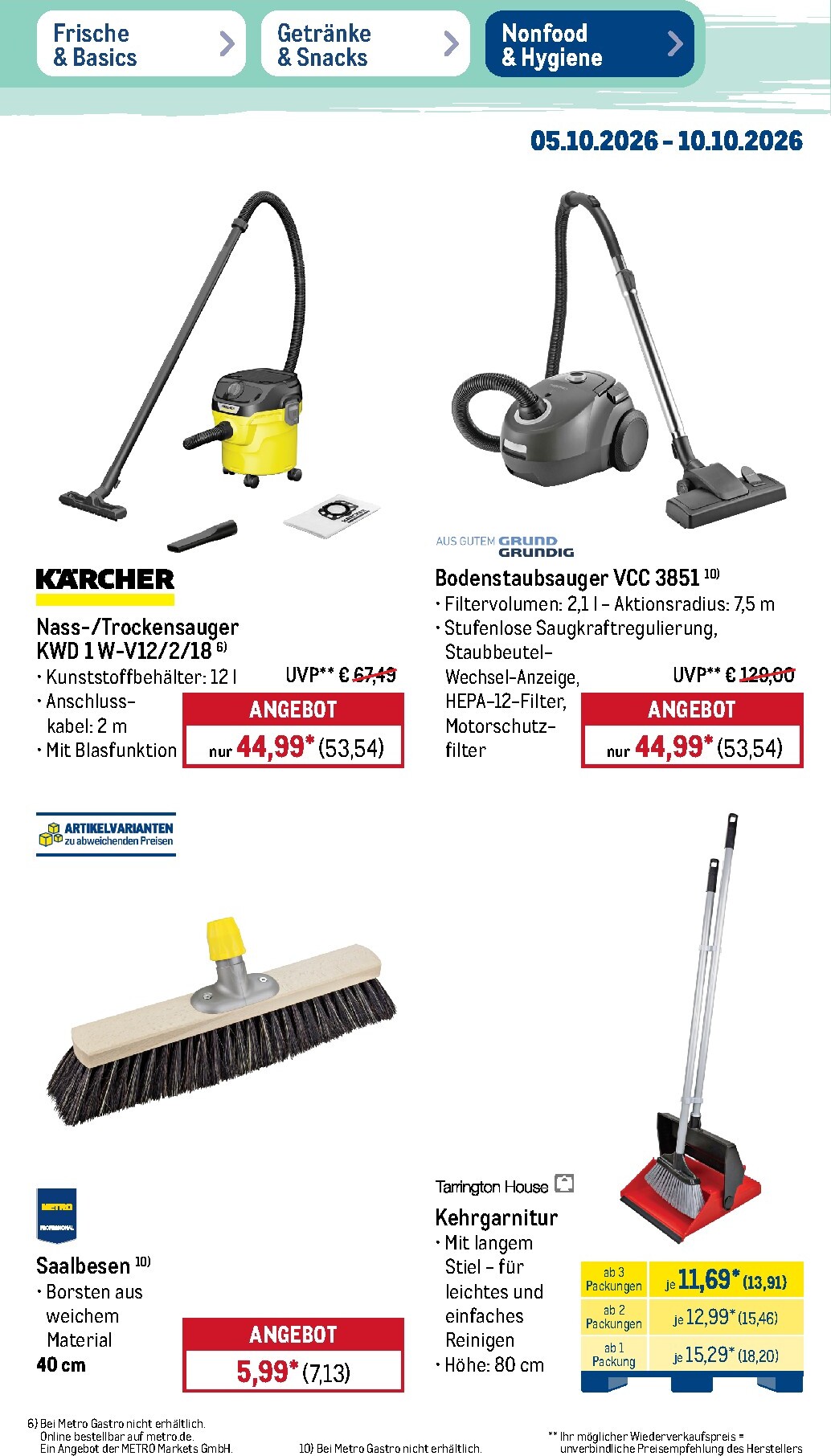 metro - Metro - NonFood Prospekt – von Montag 05.10.2026 bis Samstag 10.10.2026 - page: 4