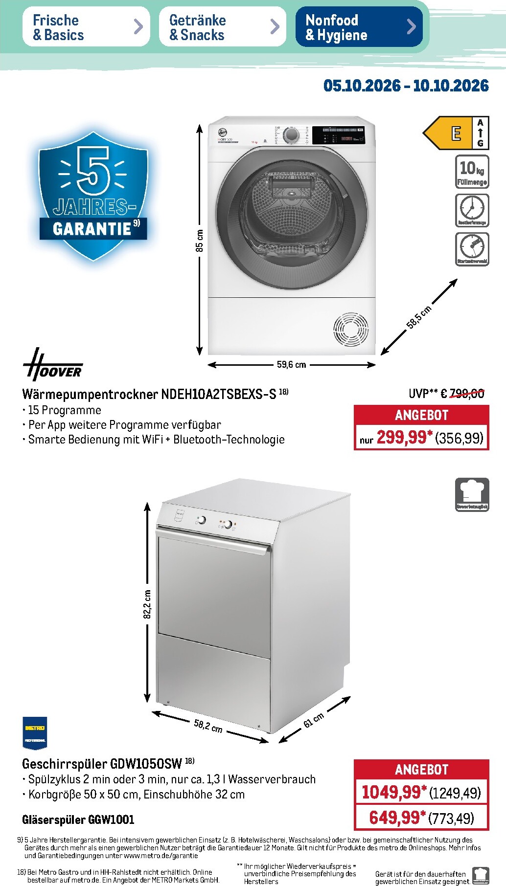 metro - Metro - NonFood Prospekt – von Montag 05.10.2026 bis Samstag 10.10.2026 - page: 5
