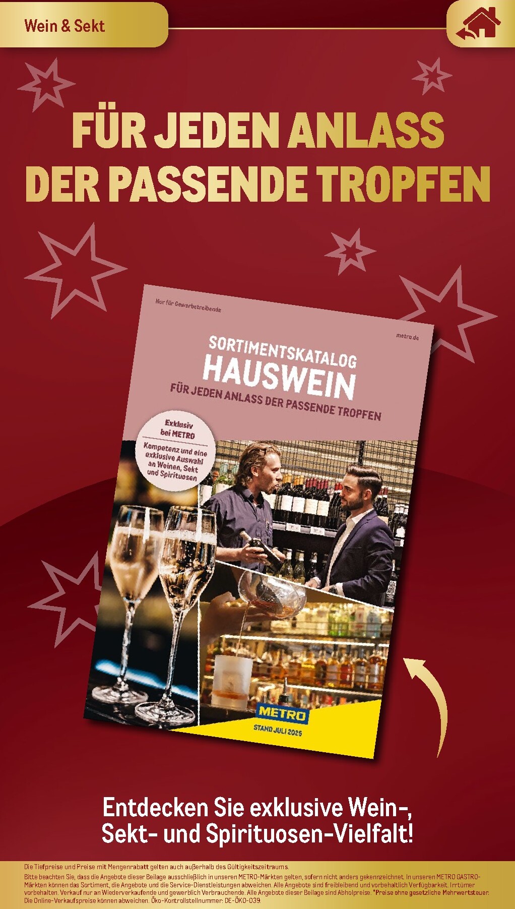 metro - Metro - Festlich Geniessen Prospekt – von Donnerstag 01.10.2026 bis Samstag 31.10.2026 - page: 34