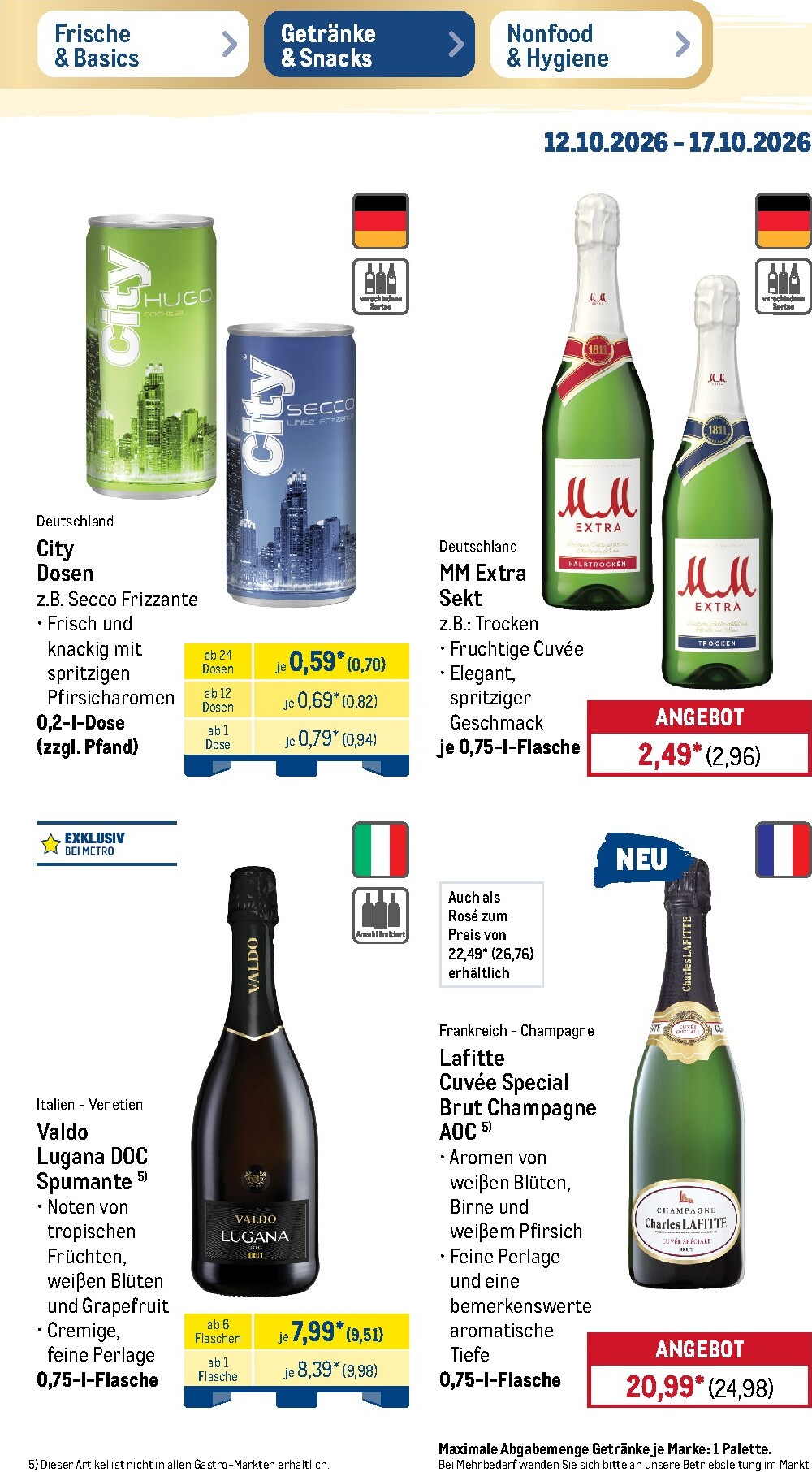 metro - Metro - NonFood Prospekt – von Montag 12.10.2026 bis Samstag 17.10.2026 - page: 29