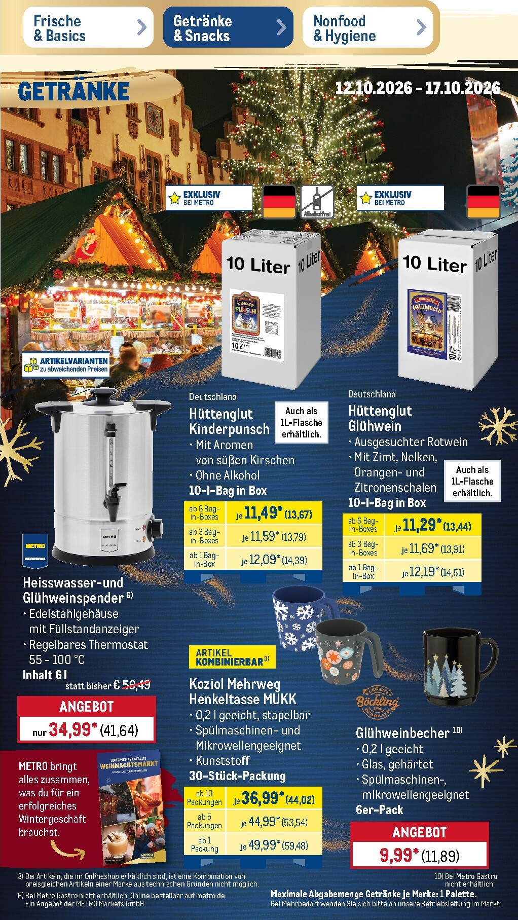 metro - Metro - NonFood Prospekt – von Montag 12.10.2026 bis Samstag 17.10.2026 - page: 27